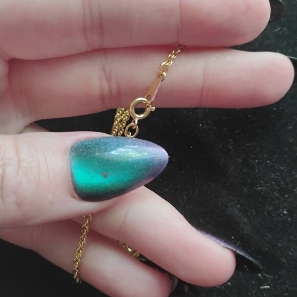 Unique floral necklace - Picture 4 of 5